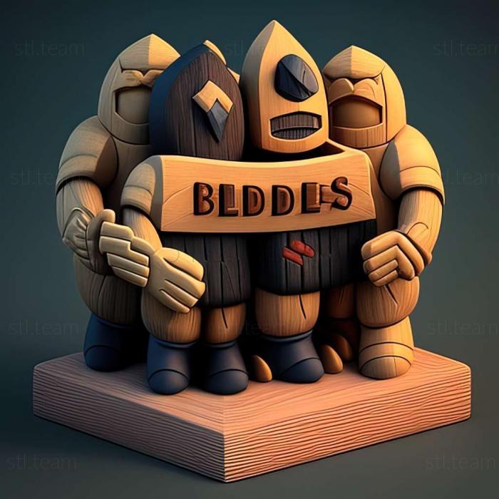 3D model Team Buddies game (STL)